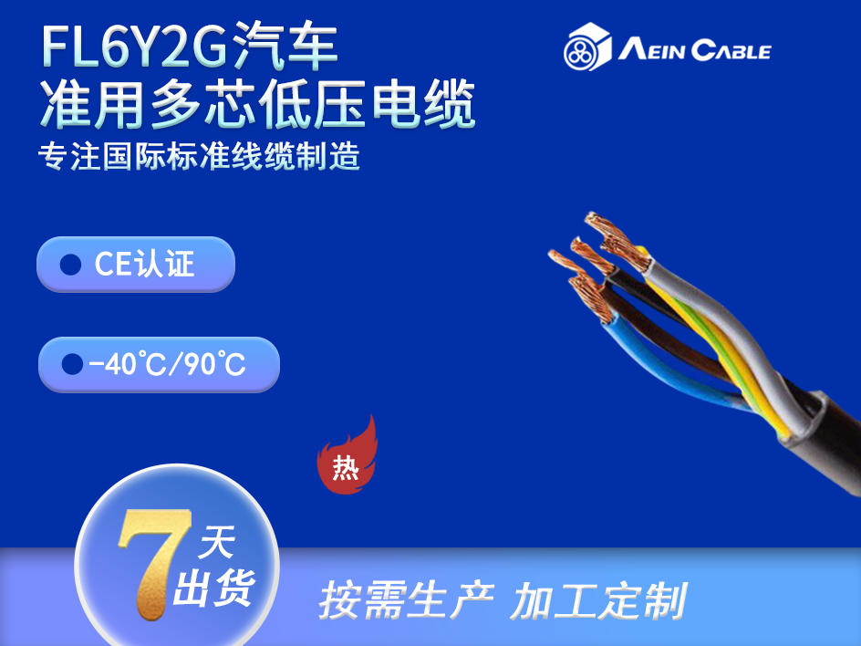 FL6Y2G 汽车专用多芯低压电缆